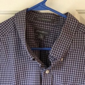 Eddie Bauer Wrinkle Free Relaxed Fit Shirt 2XL EXCELLENT CONDITION